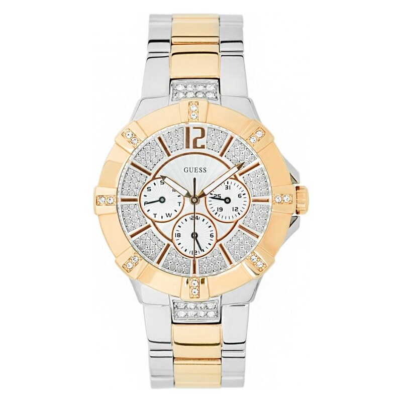GUESS Two-Tone Multifunction Watch - no color