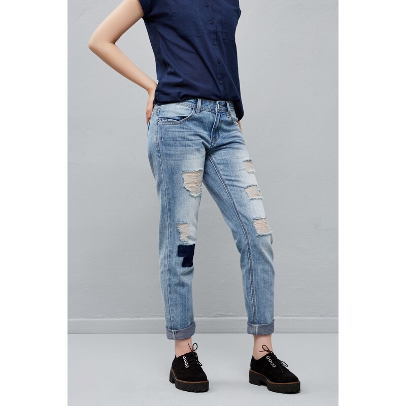 Moodo Jeans dámské roztrhané