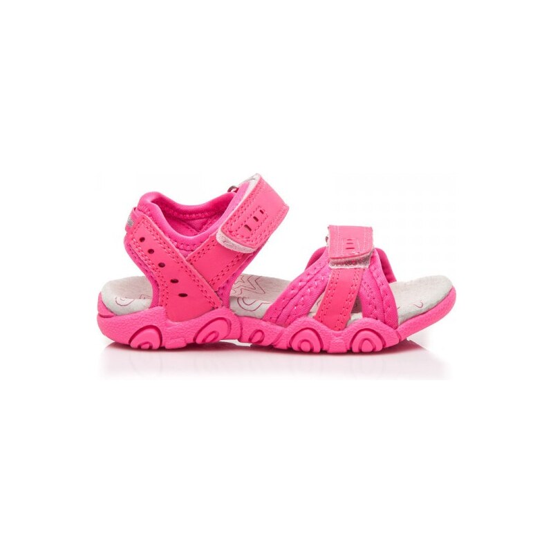 HAKER Dětské růžové sandálky na suchý zip
