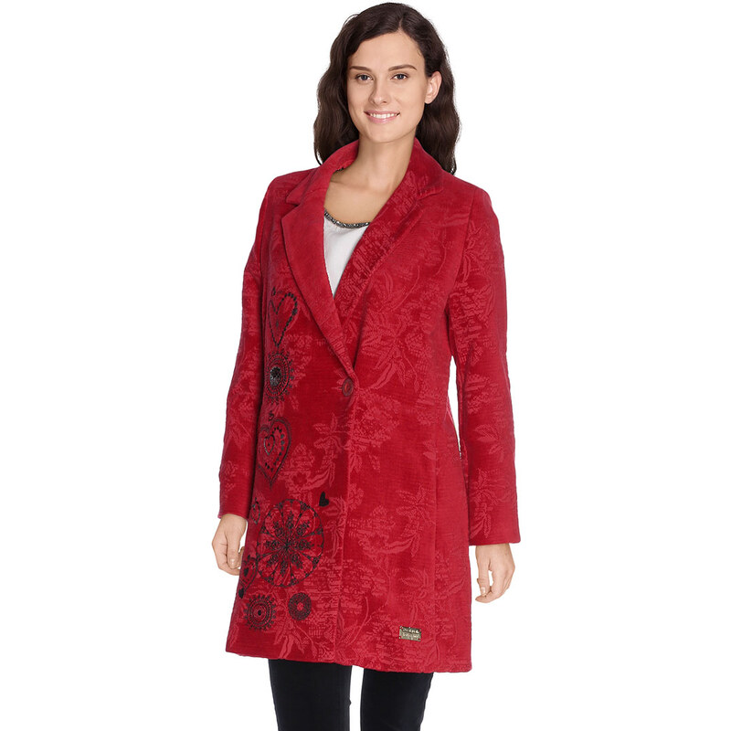 Desigual červený kabát Diana