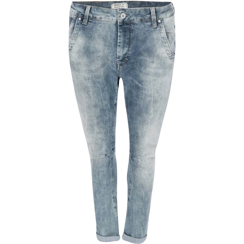 Modré dámské tříčtvrteční džíny Pepe Jeans Topsy