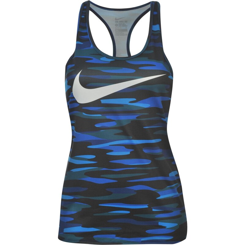 Sportovní tílko Nike Pro Graphic dám. královská modrá XS