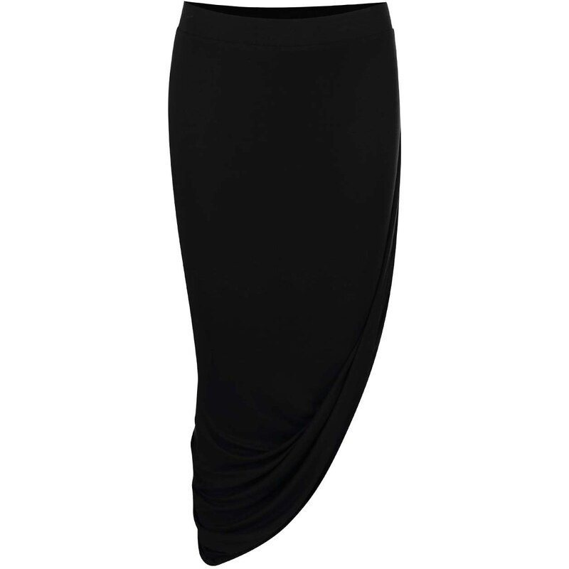 Černá asymetrická sukně ONLY Thelma