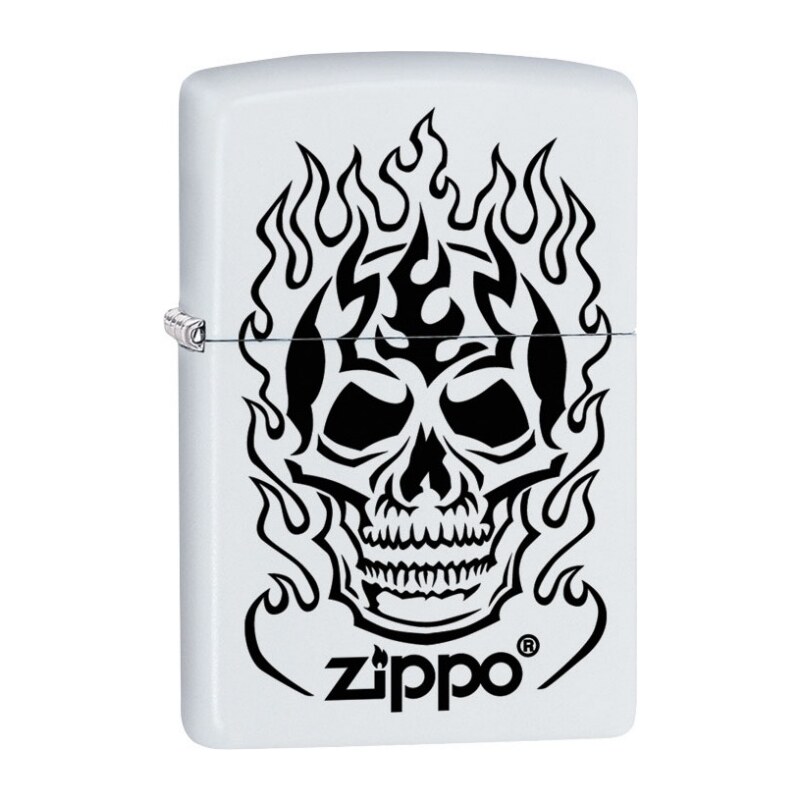 Zapalovač Zippo 26635 FLAMING SKULL