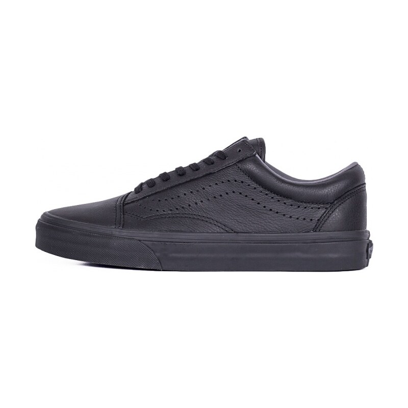 Sneakers - tenisky Vans OLD SKOOL REISSUE (LEATHER)BLACK
