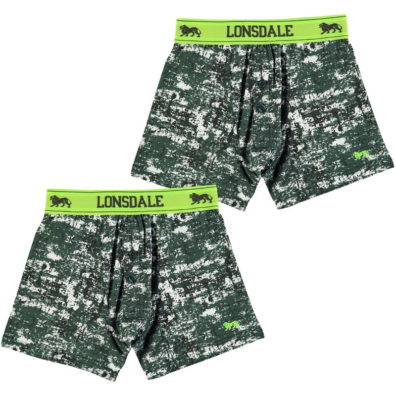 Boxerky Lonsdale 2 Pack Boxers dět.