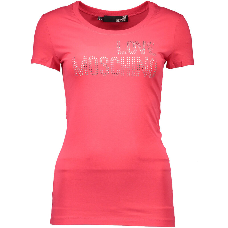 Dámské tričko Love Moschino - 42 / Růžová