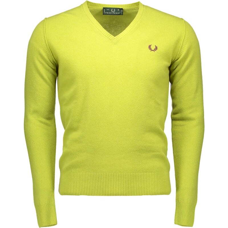Man Pullover Fred Perry 67588 - Zelená / S