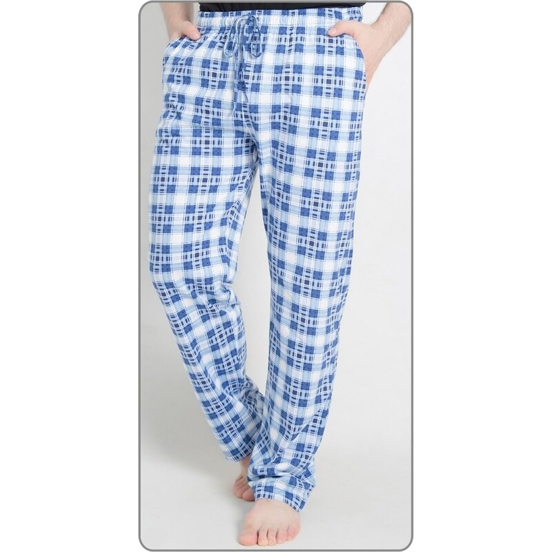 Gazzaz Pánské pyžamové kalhoty Filip - modrá