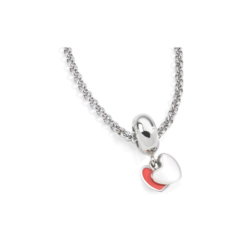 Morellato Ocelový náhrdelník Drops Two Hearts SCZ541