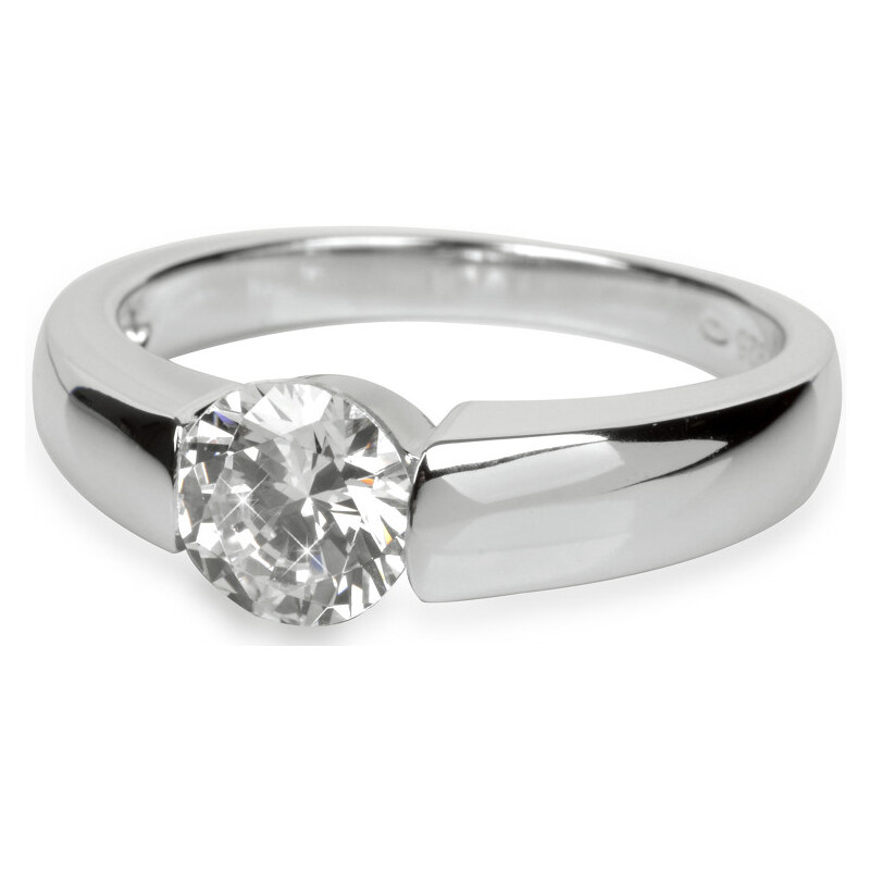 Silver Cat Stříbrný prsten s krystaly SC007