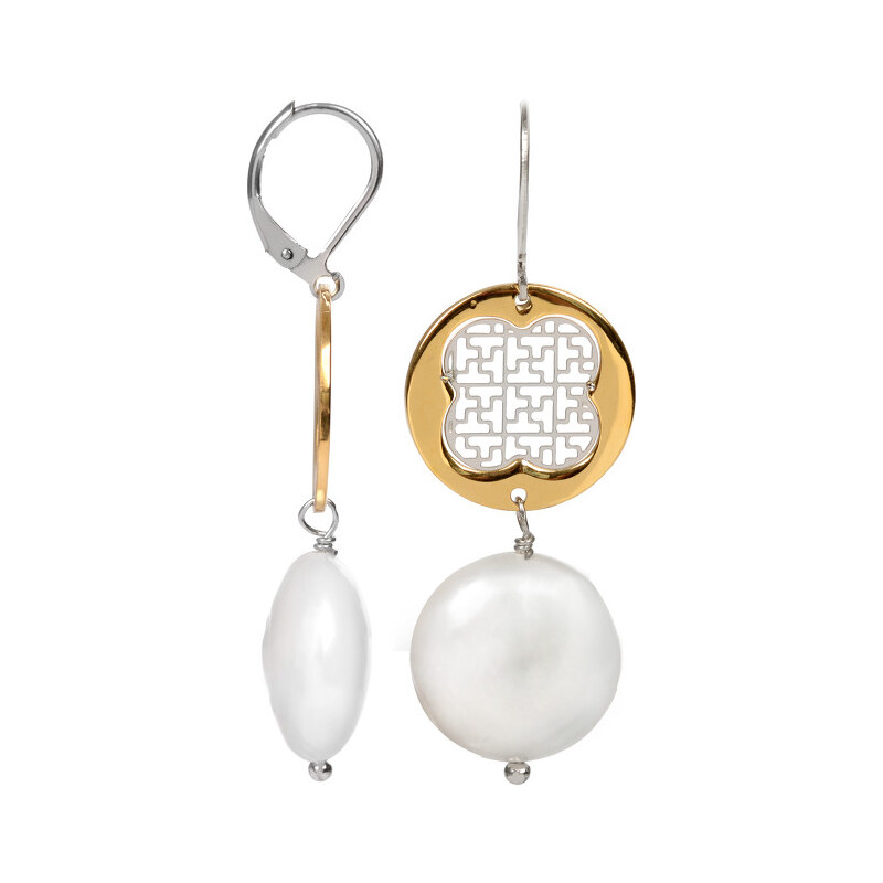 JwL Luxury Pearls Elegantní náušnice s perlou JL0092