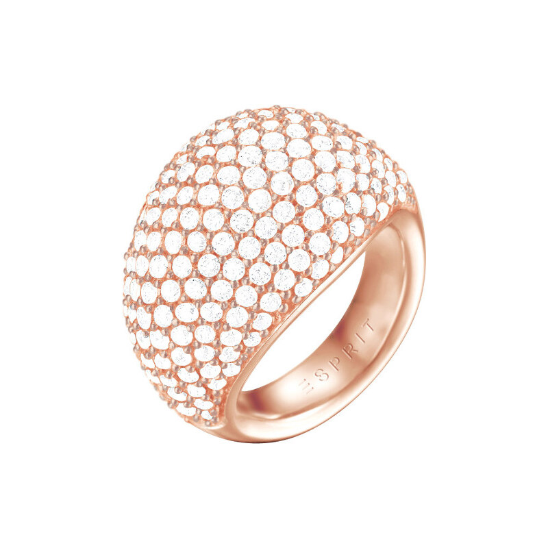 Esprit Třpytivý bronzový prsten ESPRIT-JW50055 Rose