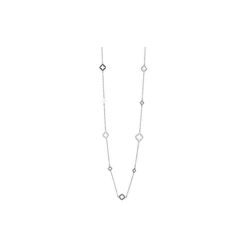 Preciosa Ocelový náhrdelník Grandeur s čirými krystaly 7242 00