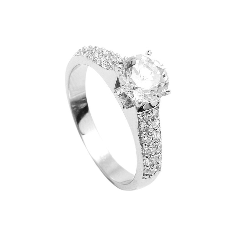 Brilio Silver Stříbrný zásnubní prsten 5170675