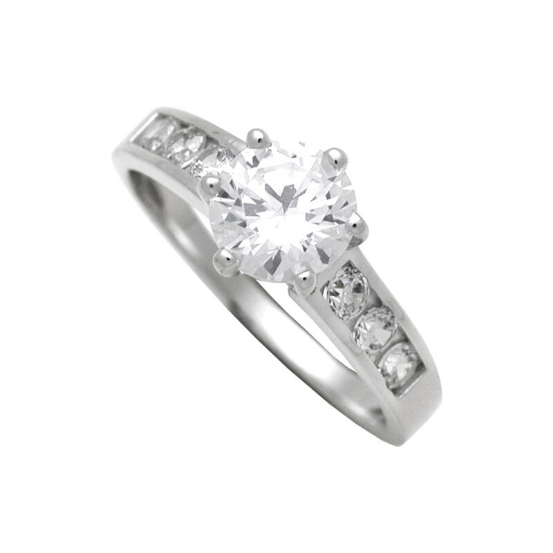 Brilio Silver Stříbrný zásnubní prsten 7111044