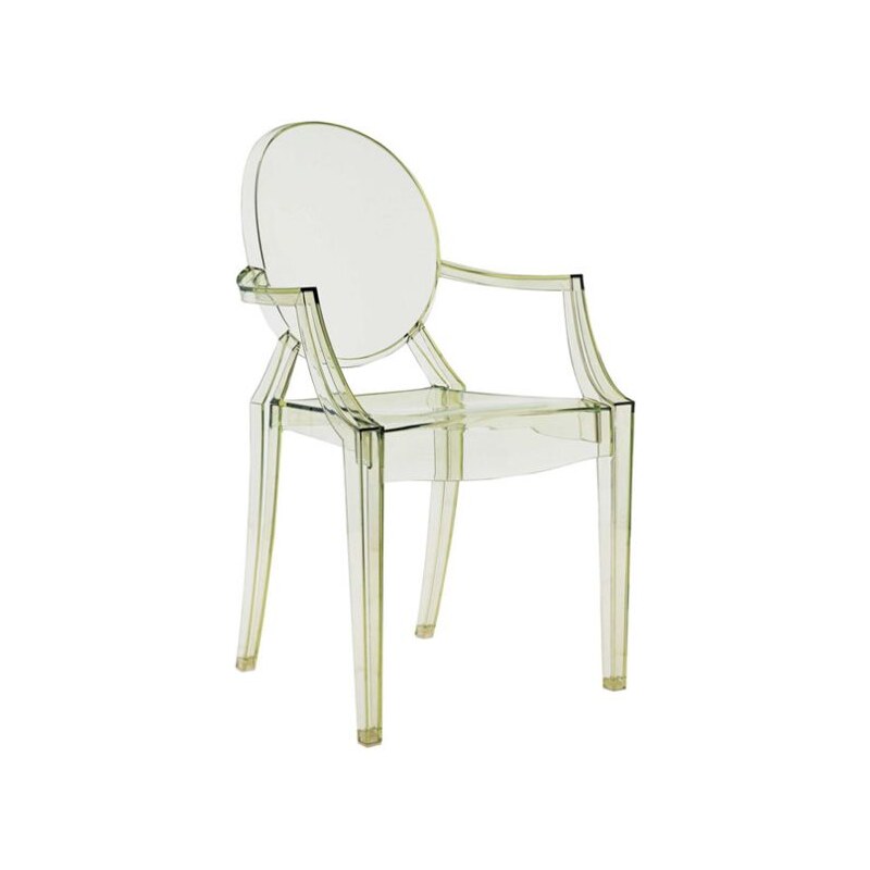 Židle Louis Ghost od KARTELL (transparentní zelená)