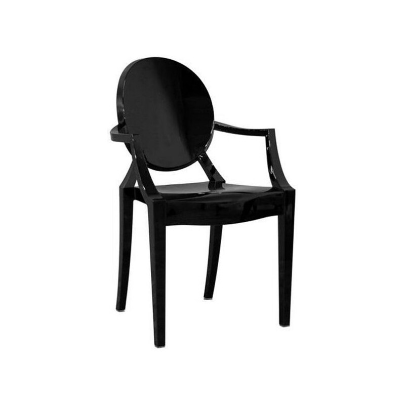 Židle Louis Ghost od KARTELL (černá)