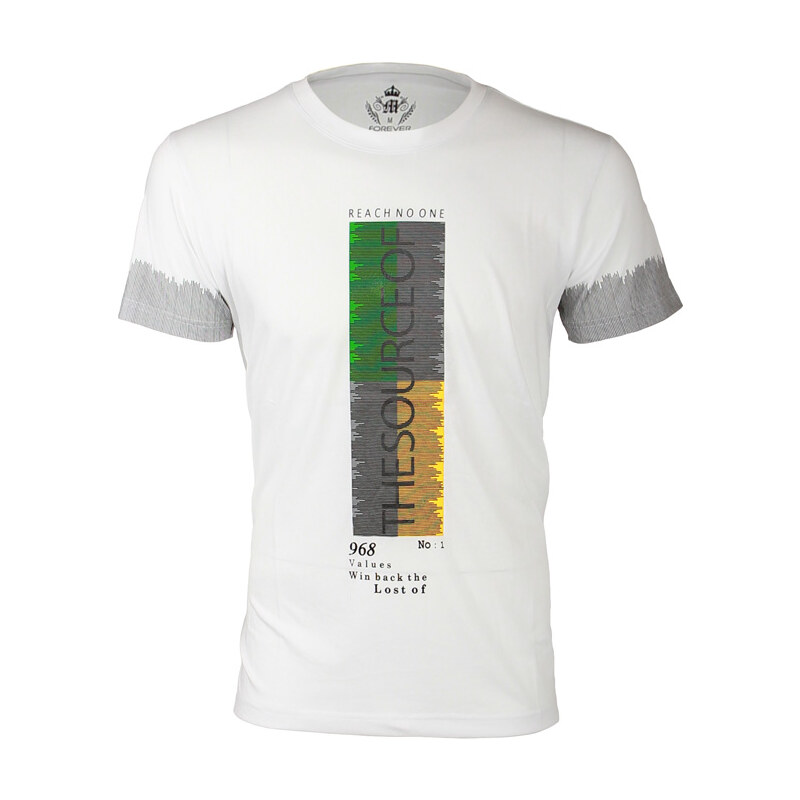 TopMode Pánské tričko (bílá, XL)