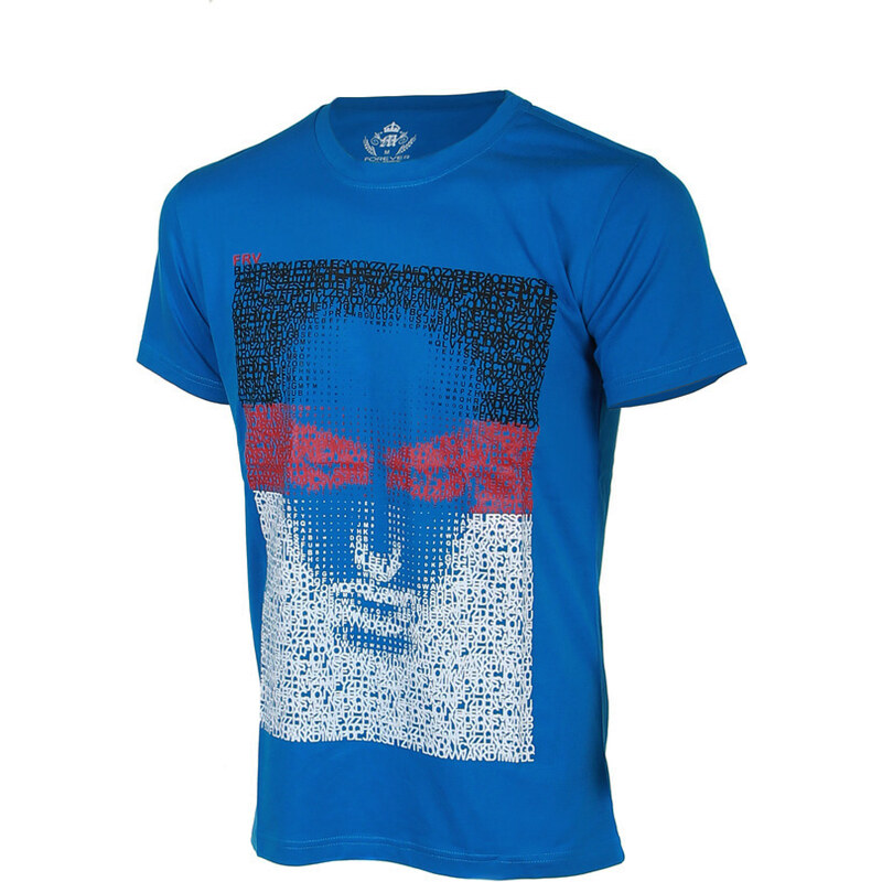 TopMode Pánské tričko s obrázkem (tmavě modrá, XL)