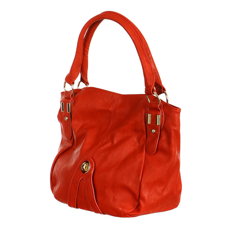 YooY Krásná dámská kabelka červená