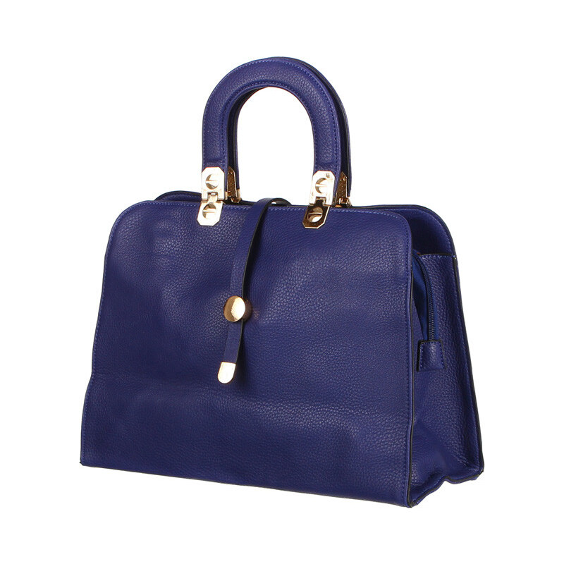 YooY Krásná elegantní kabelka do ruky modrá