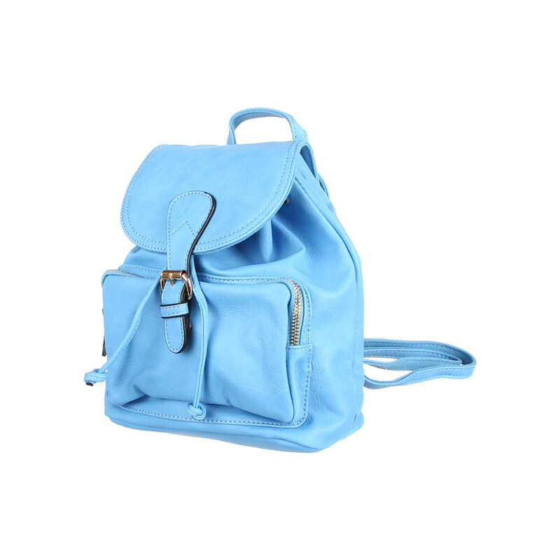 TopMode Stylový mini batůžek modrá