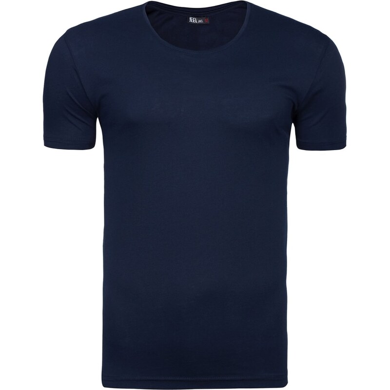 Atraktivní tmavě modré pánské tričko JEEL 2122