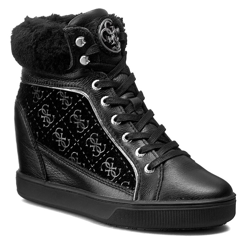 Sneakersy GUESS - Furr FLFUR4 SUE12 BLACK