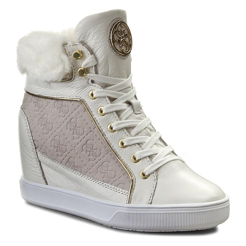 Sneakersy GUESS - Furr FLFUR4 SUE12 WHITE