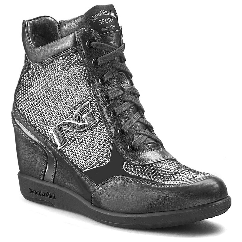 Sneakersy NERO GIARDINI - A616092D Old Iron Grigio 105