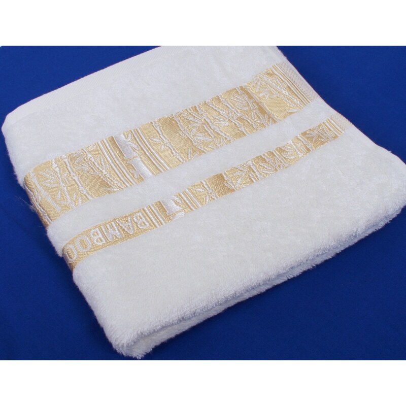 JAN Bambusový ručník 50x90cm, gramáž 420g/m2 - Bílá