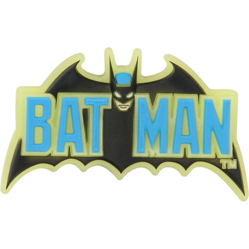 Crocs ozdoba Jibbitz Batman Logo GITD