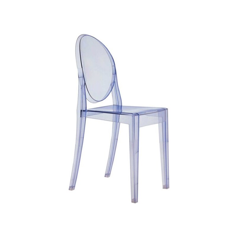 Židle Victoria Ghost od KARTELL (transparentní modrá)