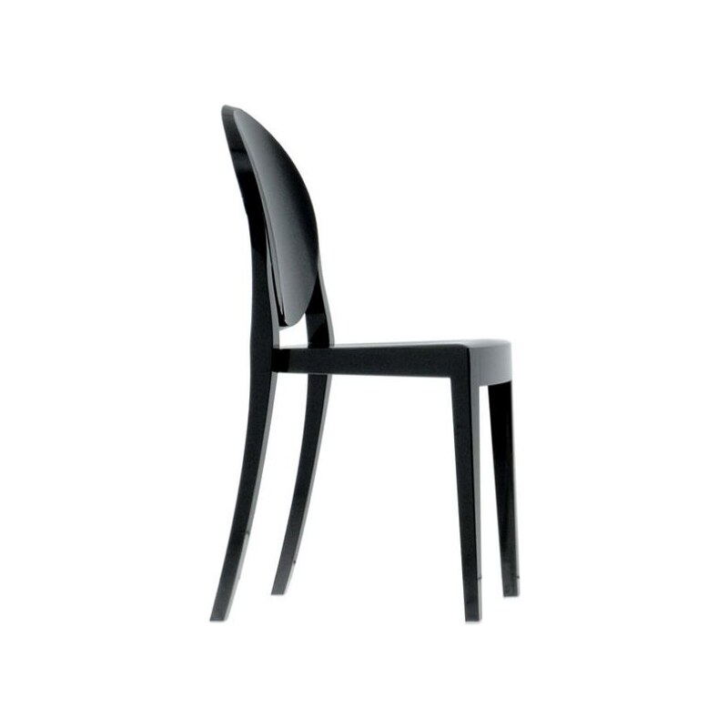 Židle Victoria Ghost od KARTELL (černá)