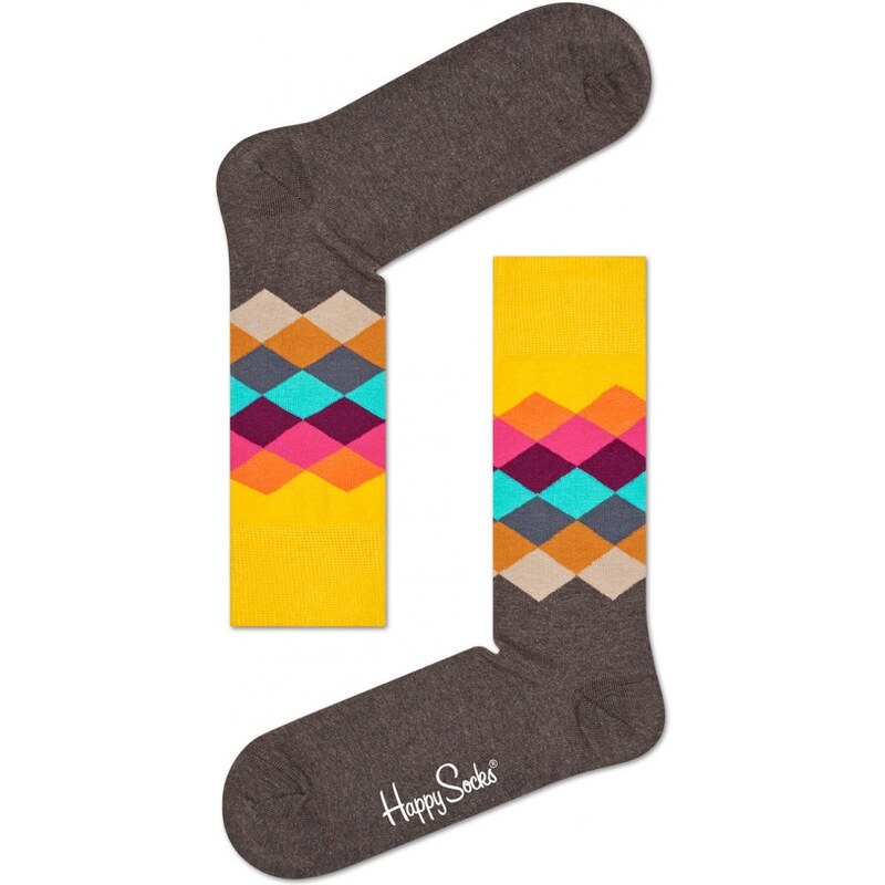 Ponožky Happy Socks Faded Diamond Sock FAD01-8000