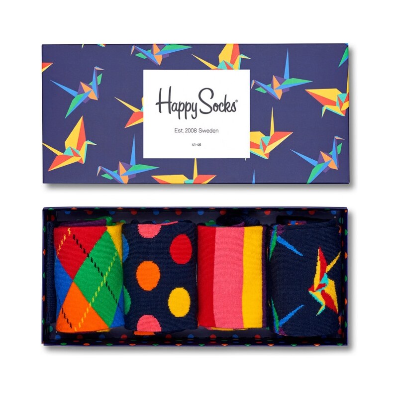 Dárkový Pack Happy Socks Origami Gift Box XORI09-6000
