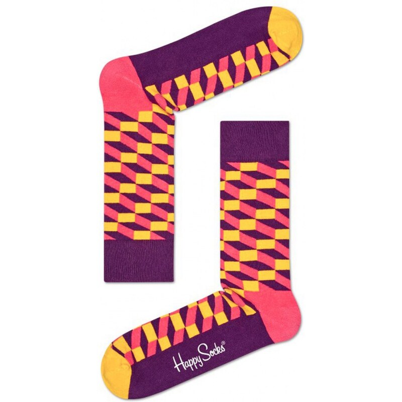 Ponožky Happy Socks Filled Optic Sock FIO01-5000