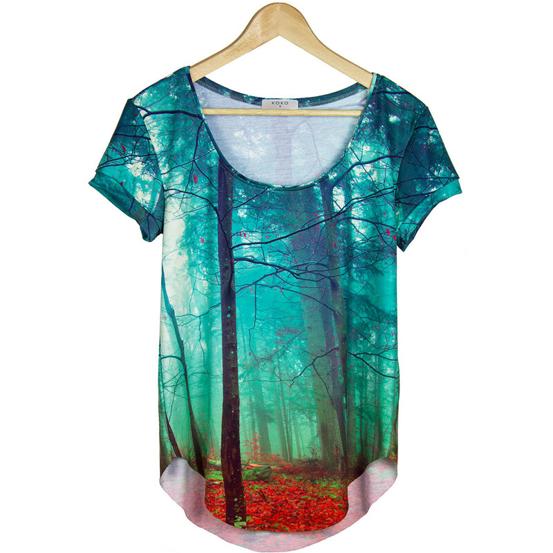 KOKO Vícebarevní tričko Beautiful Forest