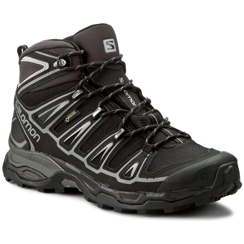 Trekingová obuv SALOMON - X Ultra Mid 2 Gtx 370770 26 W0 Black/Black/Aluminium