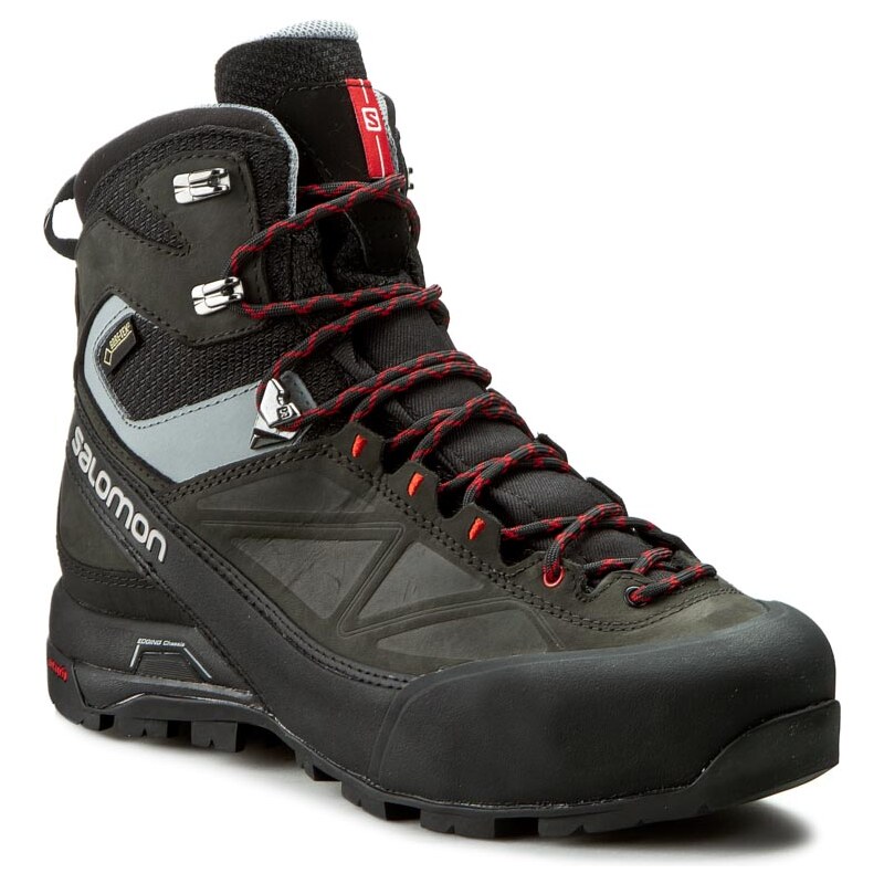 Turistická obuv SALOMON - X Alp Mtn Gtx 373283 26 G0 Black/Asphalt/Flea