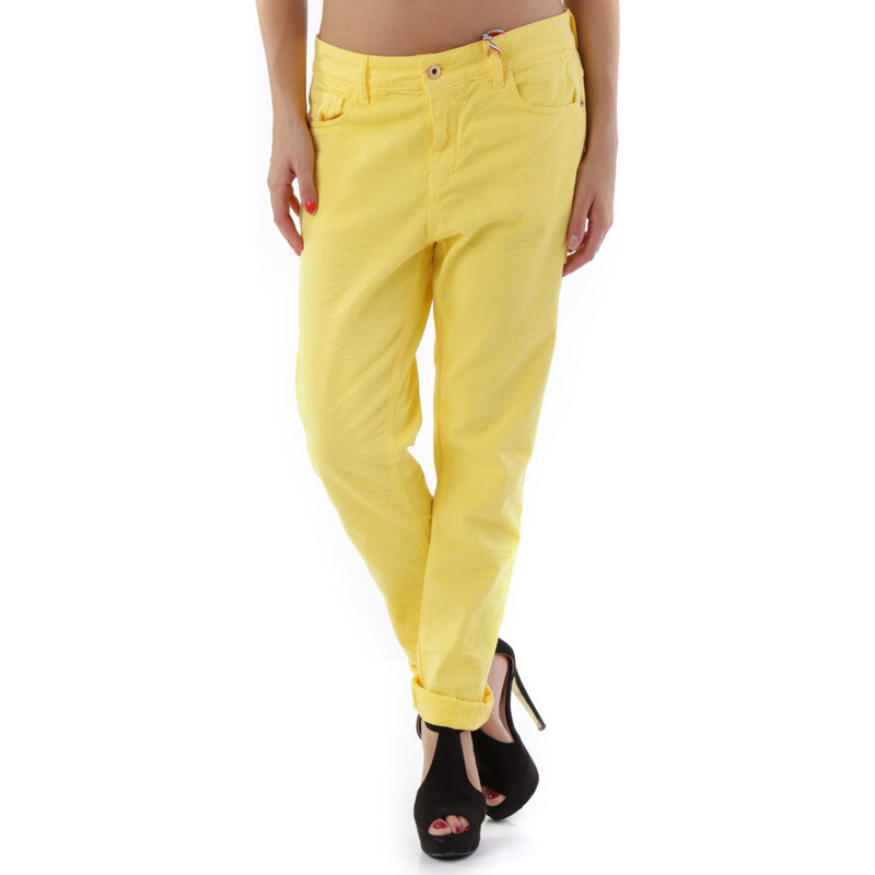 Dámské kalhoty 525 - S / Žlutá