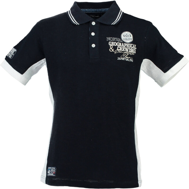Man Polo Geographical Norway - Modrá / S