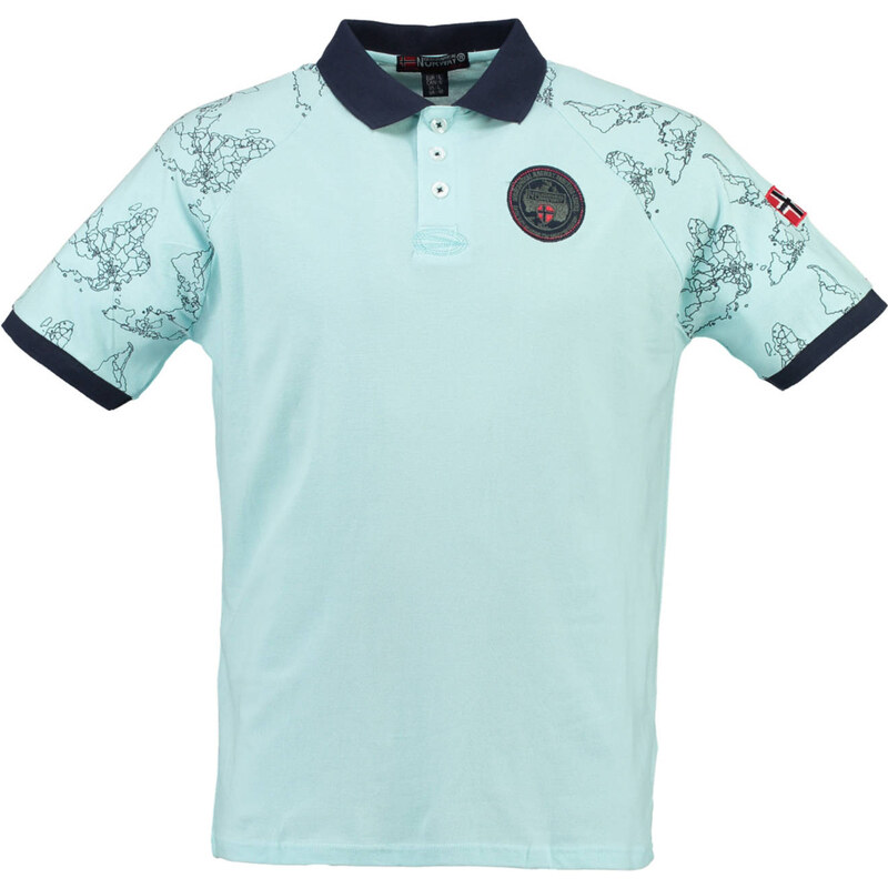 Man Polo Geographical Norway - XL / Azurová