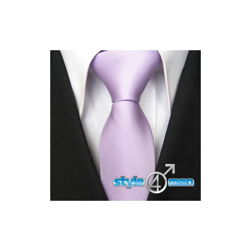 Pánská fialová úzká kravata Style4men YB6172