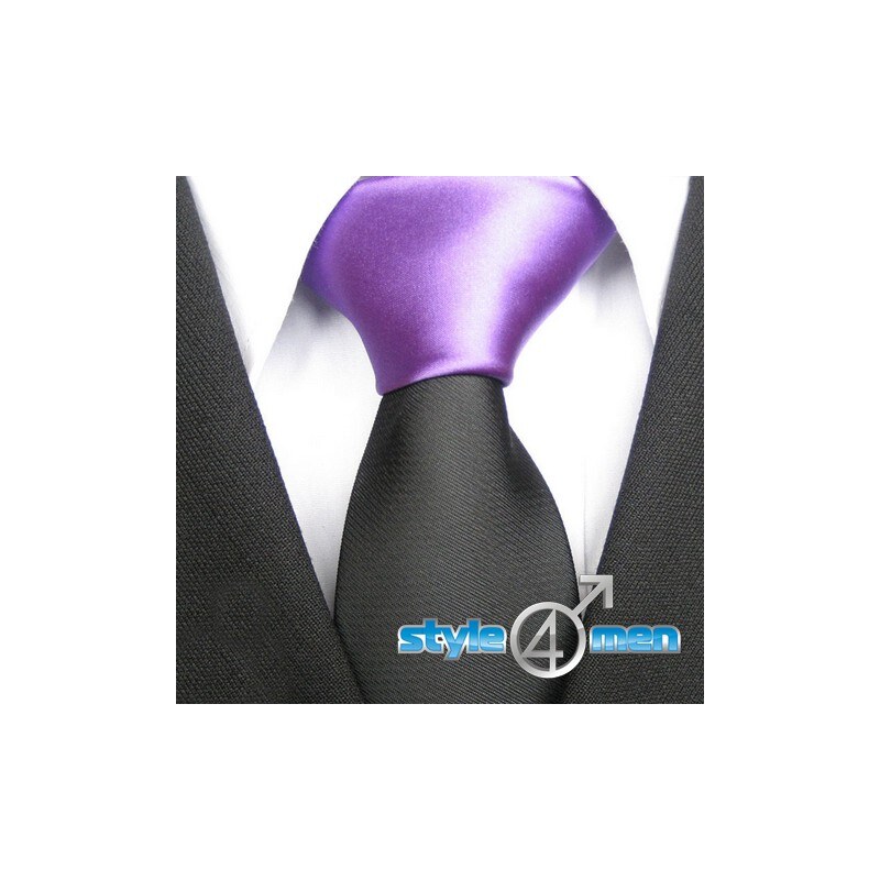 Pánská černo-modrá úzká kravata Style4men YB6224
