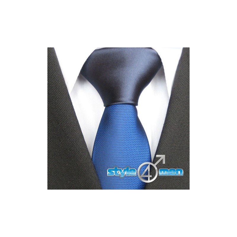 Pánská modrá úzká kravata Style4men YB6229
