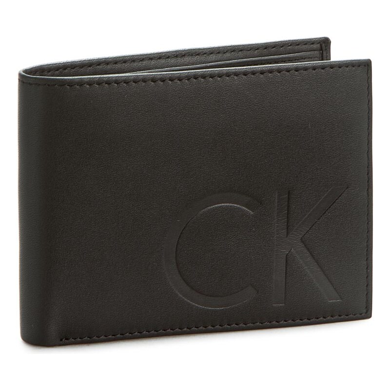 Velká pánská peněženka CALVIN KLEIN JEANS - F1nn 10Cc+Coin+Pass K50K502034 Black 001