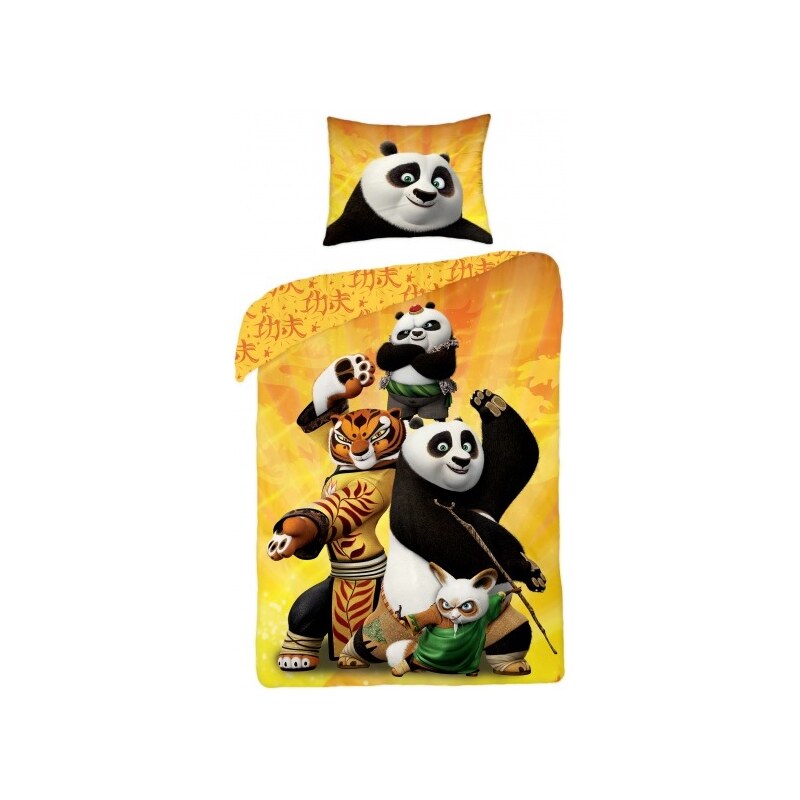 Halantex Dětské oboustranné povlečení Kung Fu Panda, 140x200 cm