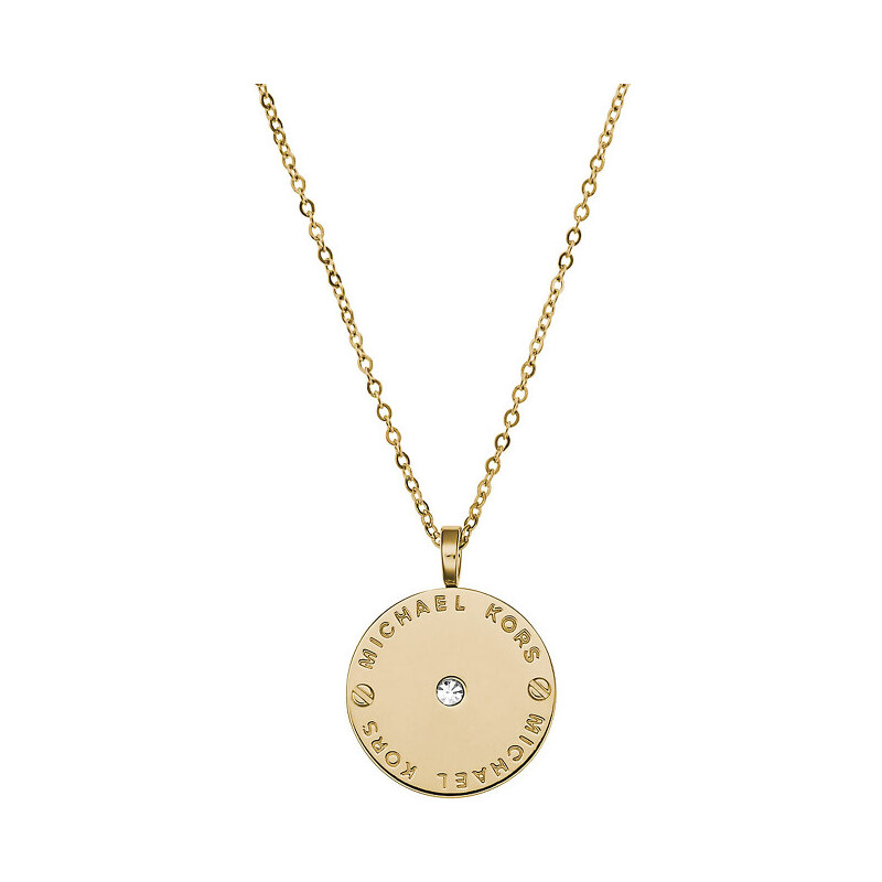 Michael Kors Jemný pozlacený náhrdelník z oceli MKJ2654710